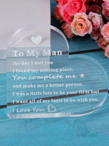❤️ “To My Man” Heart Plaque ❤️
