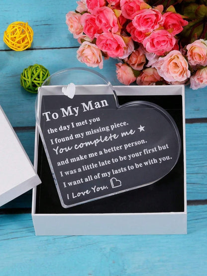 ❤️ “To My Man” Heart Plaque ❤️