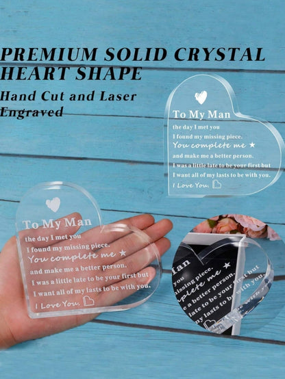 ❤️ “To My Man” Heart Plaque ❤️
