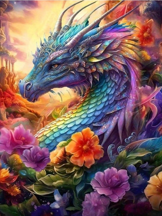 🐉🌈 Rainbow Dragon Diamond Painting 🌈🐉