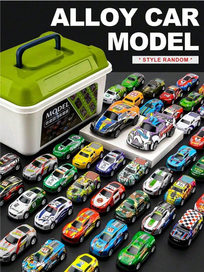 🚗✨ Pull Back Cars With Storage Box ✨🚗
