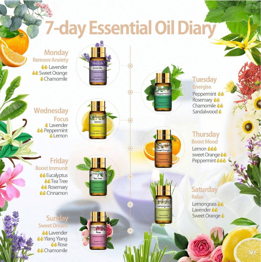 🌿✨ 15pcs Essential Oils Set ✨🌿