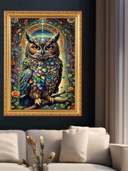🦉💎 5D Extra Large Crystal Owl Diamond Art Kit  💎🦉