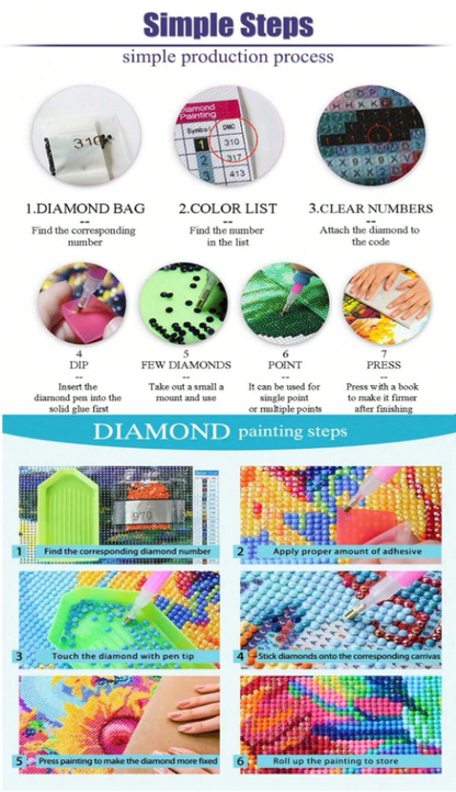 🦉💎 5D Extra Large Crystal Owl Diamond Art Kit  💎🦉