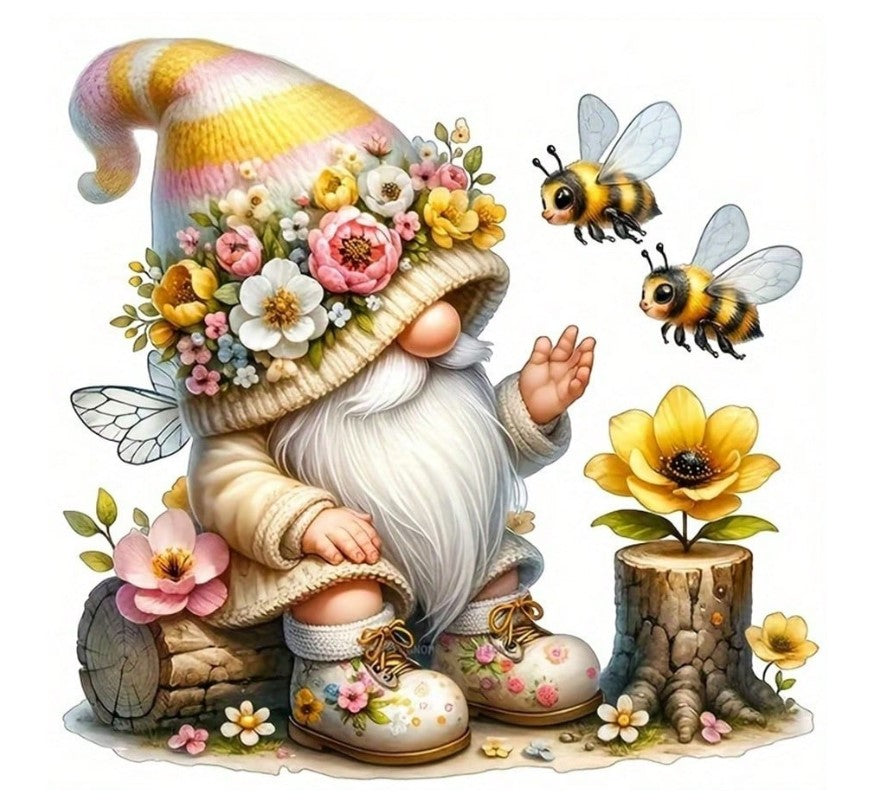 🐝 Gonk With Bees Diamond Painting Kit 🐝
