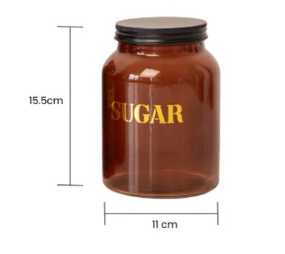 Tea Coffee Sugar Canister Set Food Storage