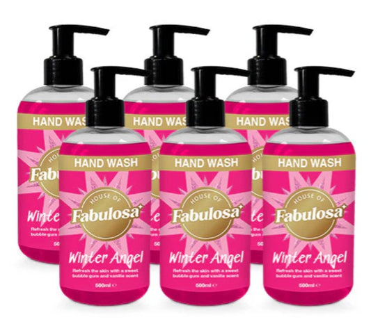 Hand Wash Winter Angel Fragranced 500ml Pack of 6 Bundle