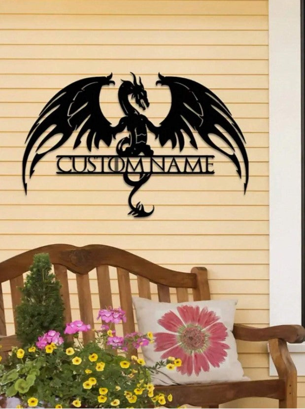 🐉 Personalised Dragon Iron Signs