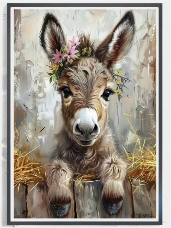 🌸 Donkey Diamond Painting Kit 🌸