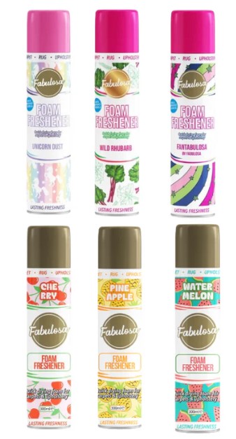 Foam Freshener Carpet Spray Bundle Of 6