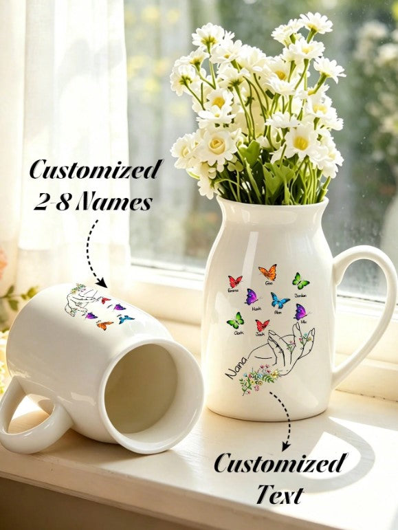 🦋 Personalised Butterfly Vase 🦋