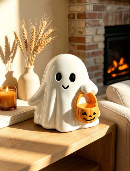 Halloween - Mini Ghost With Pumpkin