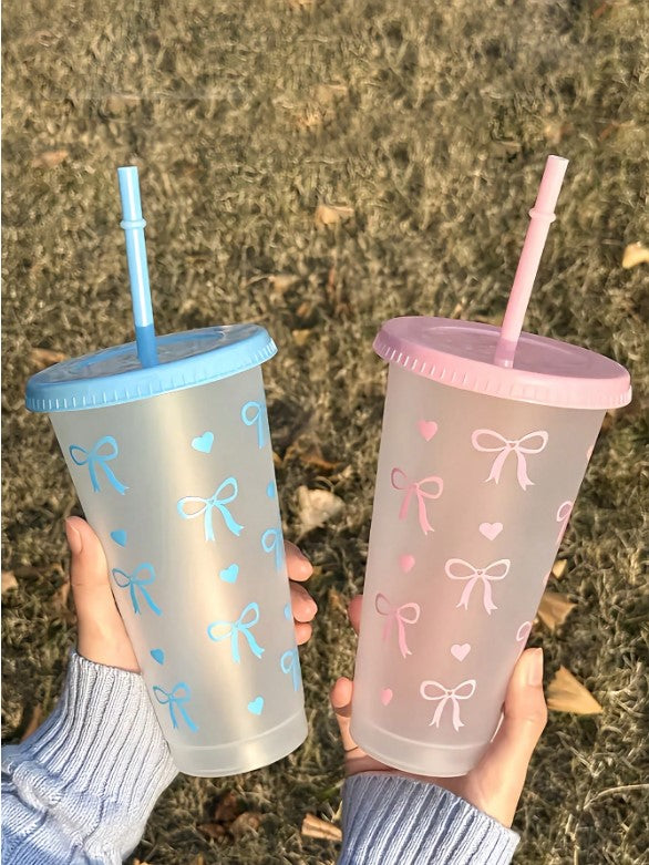🎀 24oz Bow Cups 🎀