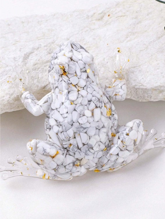 🐸 Crystal-Filled Resin Frogs 🐸