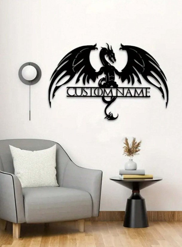 🐉 Personalised Dragon Iron Signs