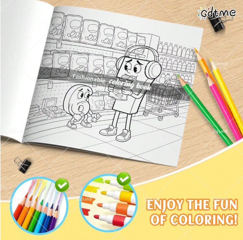 🎨 6 7 Colouring Book 🎨