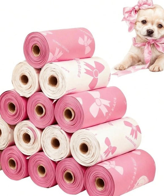🖤🎀 8 Rolls Dog Bags 🎀🖤