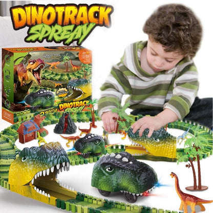113pc Dinosaur Toys Race Track