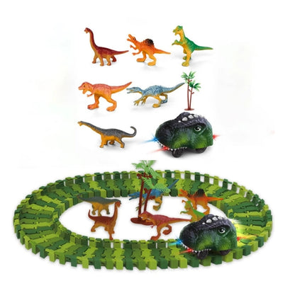 113pc Dinosaur Toys Race Track