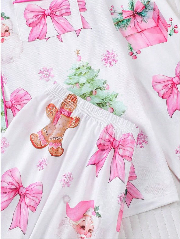 🎀🎄 Pink Christmas PJ Sets 🎄🎀