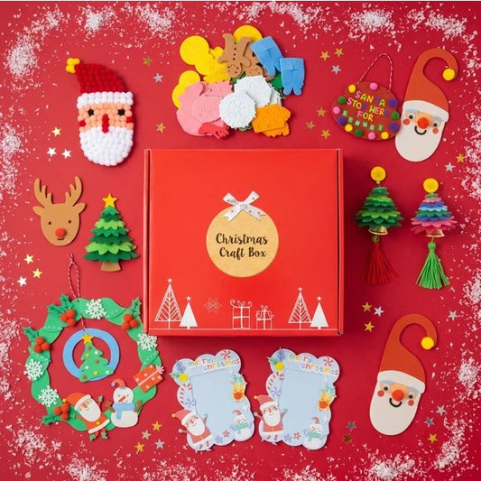 Ultimate Christmas Craft Bundle 6 Fun Festive Activities for Kids DIY Santa & Holiday Decoration
