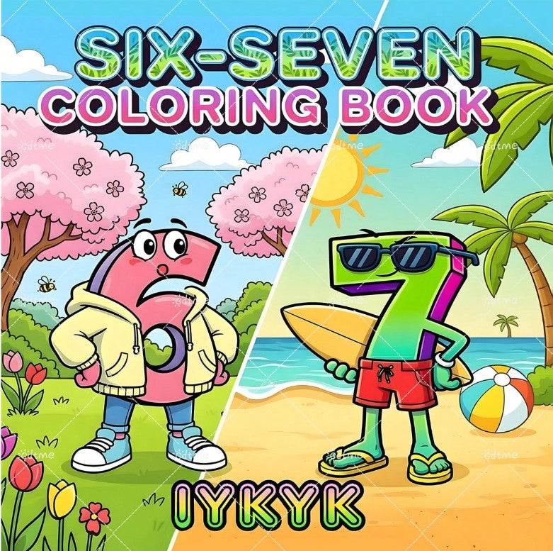 🎨 6 7 Colouring Book 🎨