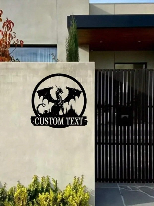 🐉 Personalised Dragon Iron Signs