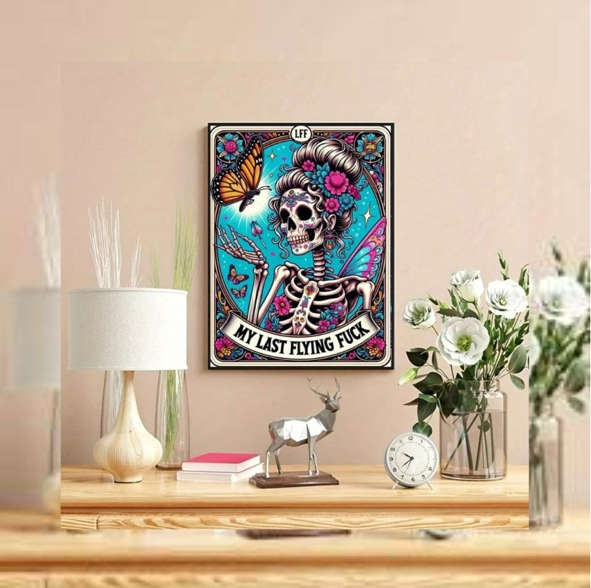 💀 “My Last Flying F*ck!” Diamond Painting 🦋