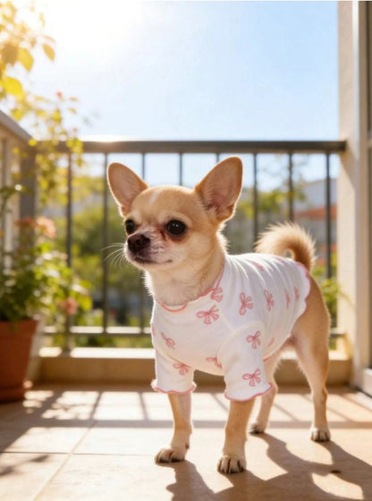 🐾🎀 Adorable Bow Vests 🎀🐾