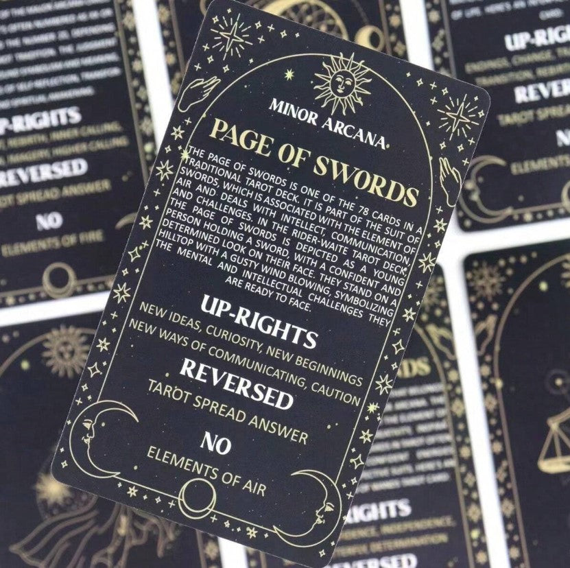 🔮 Tarot Meaning Cards 🔮