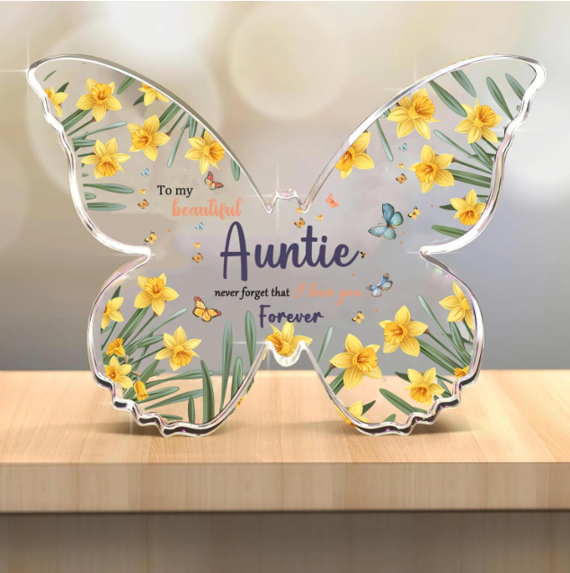🌻🦋 Yellow Butterfly Acrylic Family Plaques (3 To Choose From!) 🌻🦋