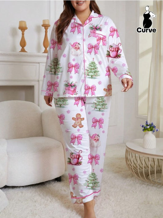 🎀🎄 Pink Christmas PJ Sets 🎄🎀