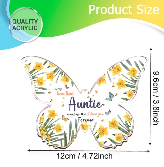 🌻🦋 Yellow Butterfly Acrylic Family Plaques (3 To Choose From!) 🌻🦋