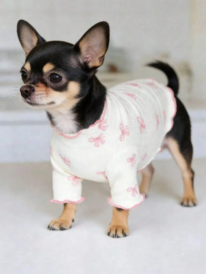 🐾🎀 Adorable Bow Vests 🎀🐾