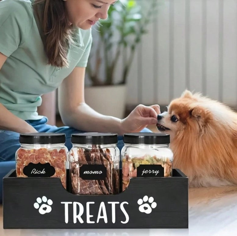🐾 Wooden Pet Treat Holder 🐾