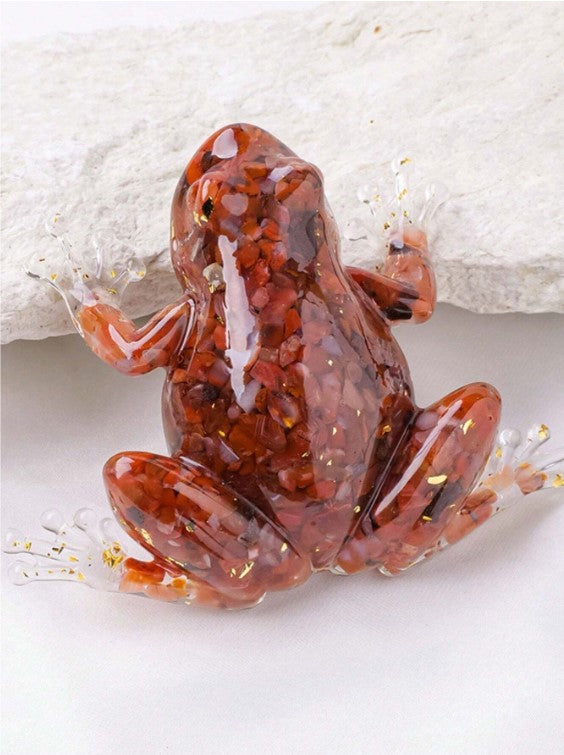 🐸 Crystal-Filled Resin Frogs 🐸