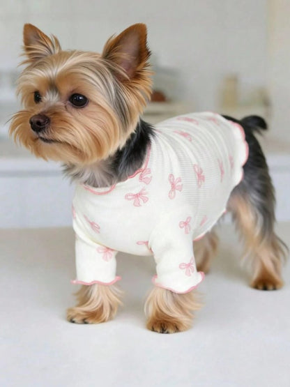 🐾🎀 Adorable Bow Vests 🎀🐾