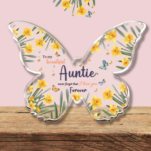 🌻🦋 Yellow Butterfly Acrylic Family Plaques (3 To Choose From!) 🌻🦋