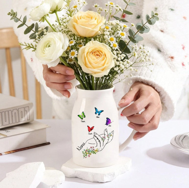 🦋 Personalised Butterfly Vase 🦋