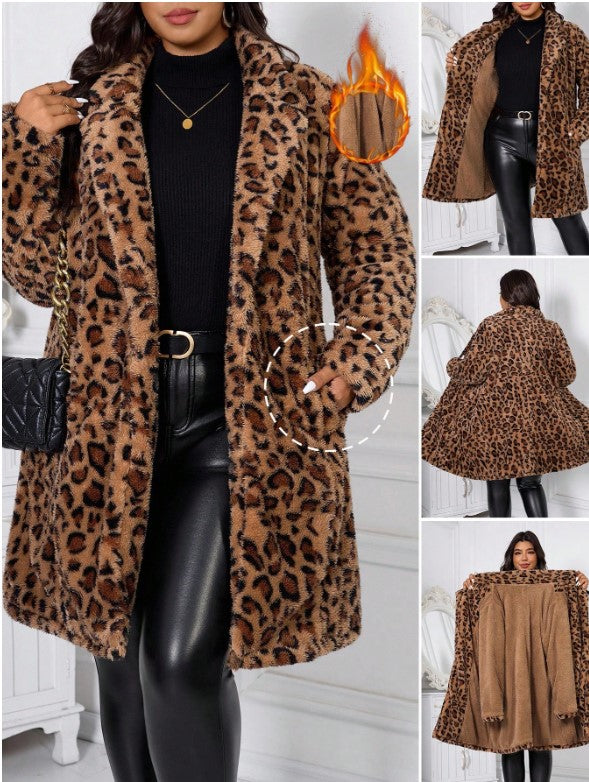 🐆 Leopard Print Fur Coat 🐆