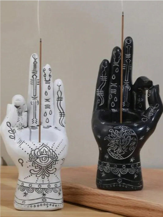 1pc Handmade Mystical Palm Resin Incense Burner (4 Colour Choices!)
