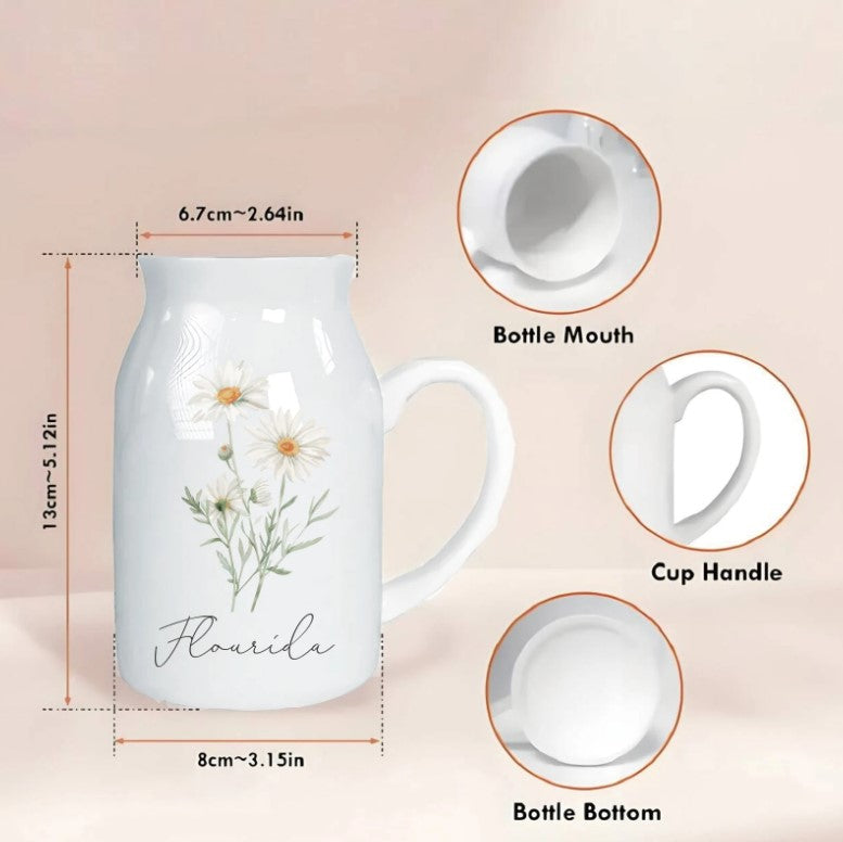🌷 Personalised Ceramic Vase 🌷