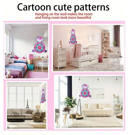 🎯🦄 Cartoon Dart Board Game Set 🦄🎯