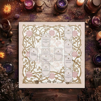 🔮 Celtic Cross Spread Cloth & Bag 🔮