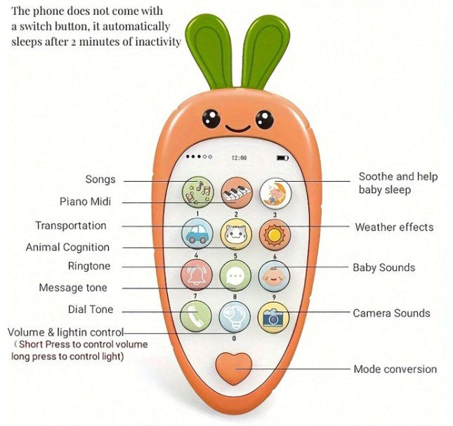 📱 Baby Musical Learning Toy Phone 📱
