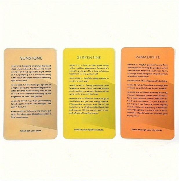 🔮 The Stone Deck: Learn Your Crystals 🔮