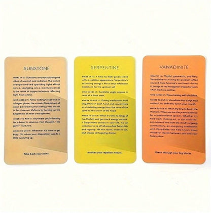 🔮 The Stone Deck: Learn Your Crystals 🔮