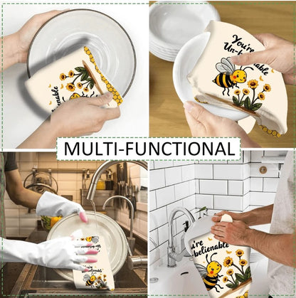 🐝 Bee Pattern Dish Towels 🐝