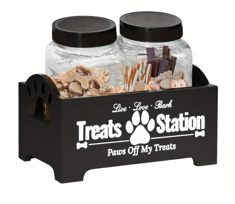 🐾  Wooden Pet Snack Station 🐾