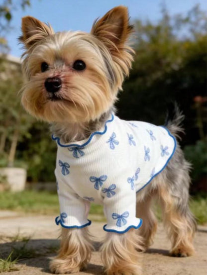 🐾🎀 Adorable Bow Vests 🎀🐾